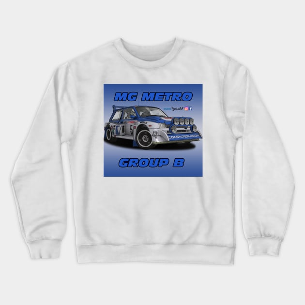 MG Metro Group B Crewneck Sweatshirt by PjesusArt